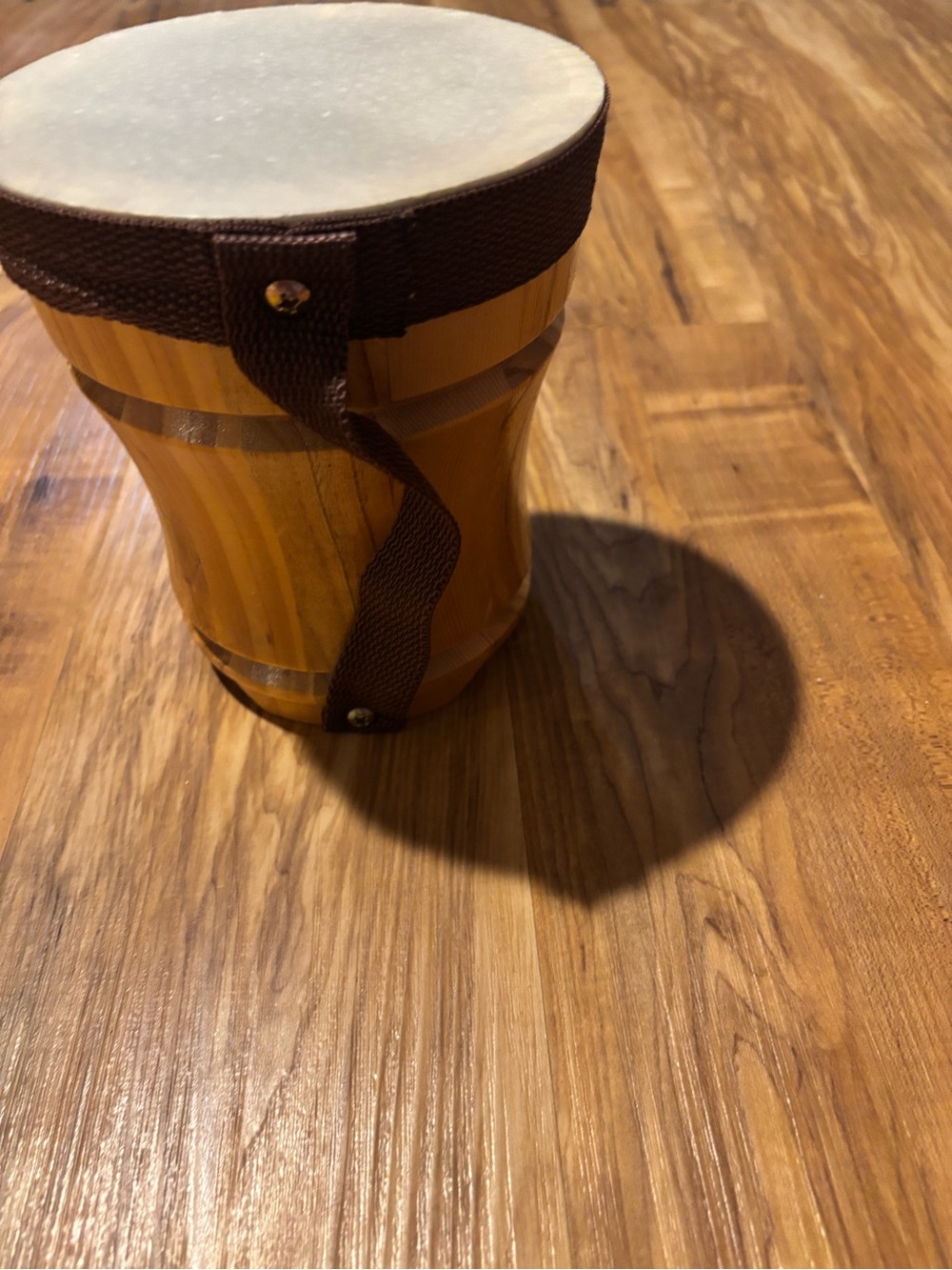 Kids Wooden Hand Drum - Picture 3 of 3